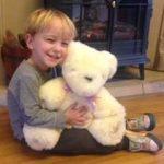 Babies and Sheepskin bears, just go together!