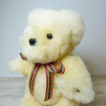 Sheepskin Teddy bears, hand made and super soft.