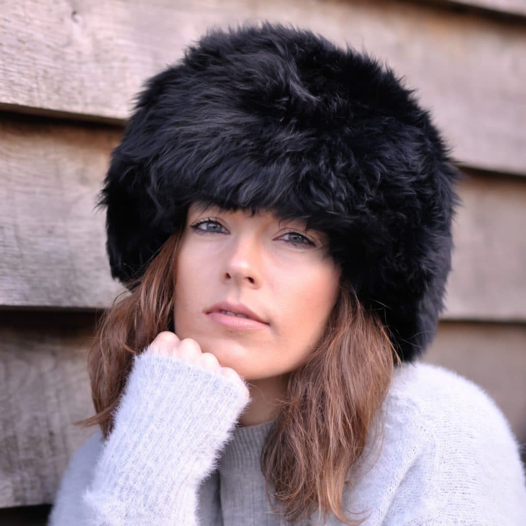Handmade Ladies Sheepskin Cossack Hat Sheepskin.co.uk