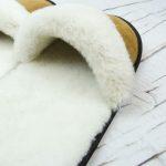 Sheepland British Handmade Sheepskin Scuffs - Size 11 - Sheepskin.co.uk