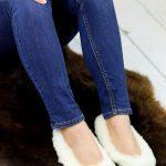 Sheepland Sheepskin Handmade British Charlotte Slippers