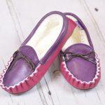 Sheepland Handmade Personalised English Leather And Sheepskin Slippers