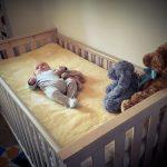 Sheepskin Baby Mattress Topper for a crib