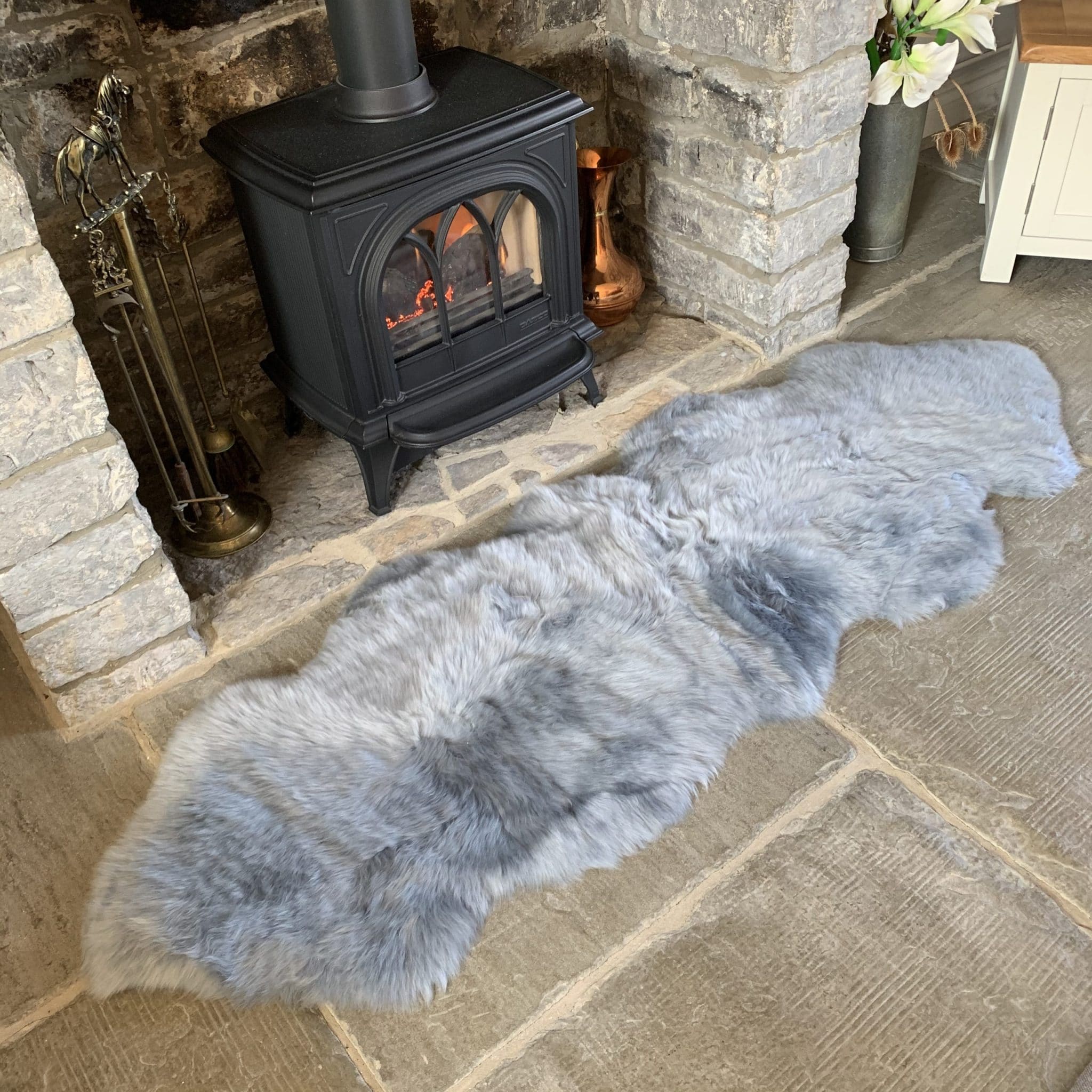 Sheepland Genuine Long Fur Sheepskin Rug Sheepskin.co.uk