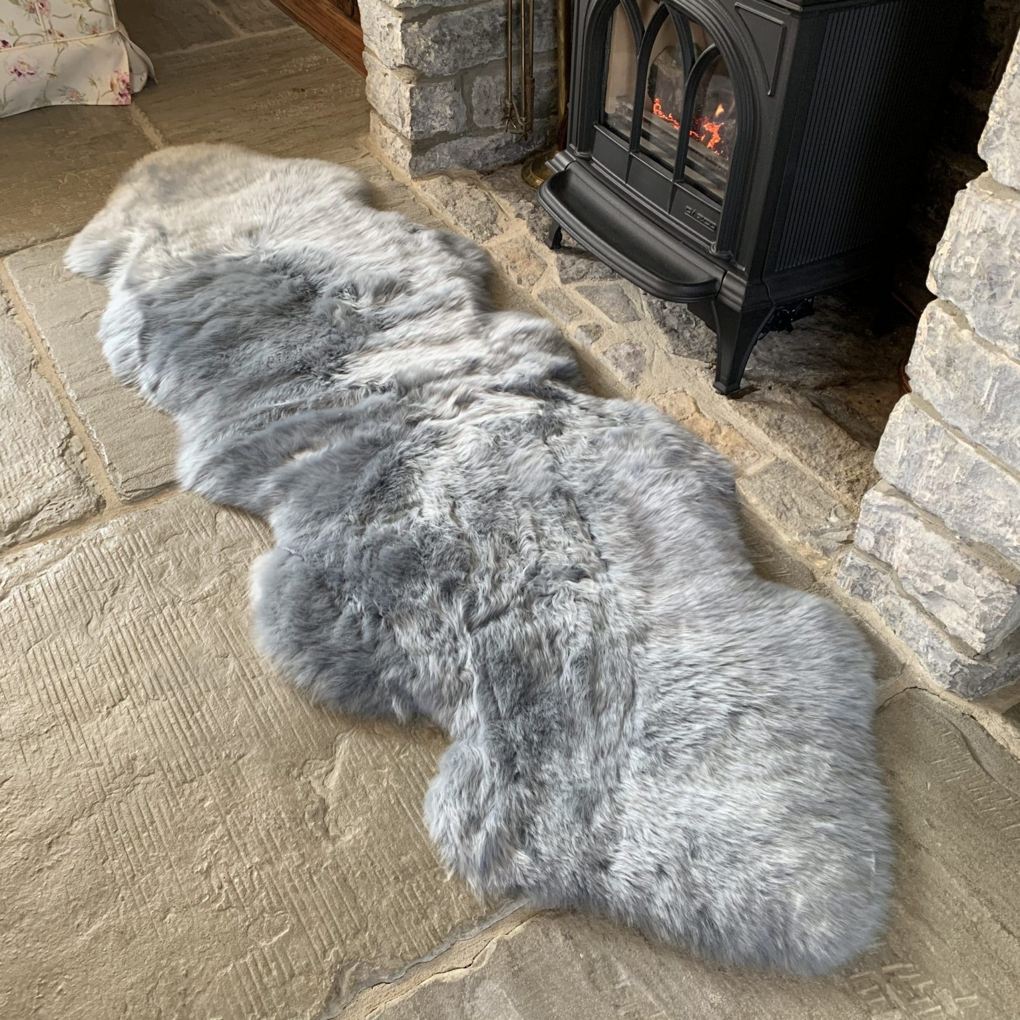 Sheepland Genuine Long Fur Sheepskin Rug Sheepskin.co.uk