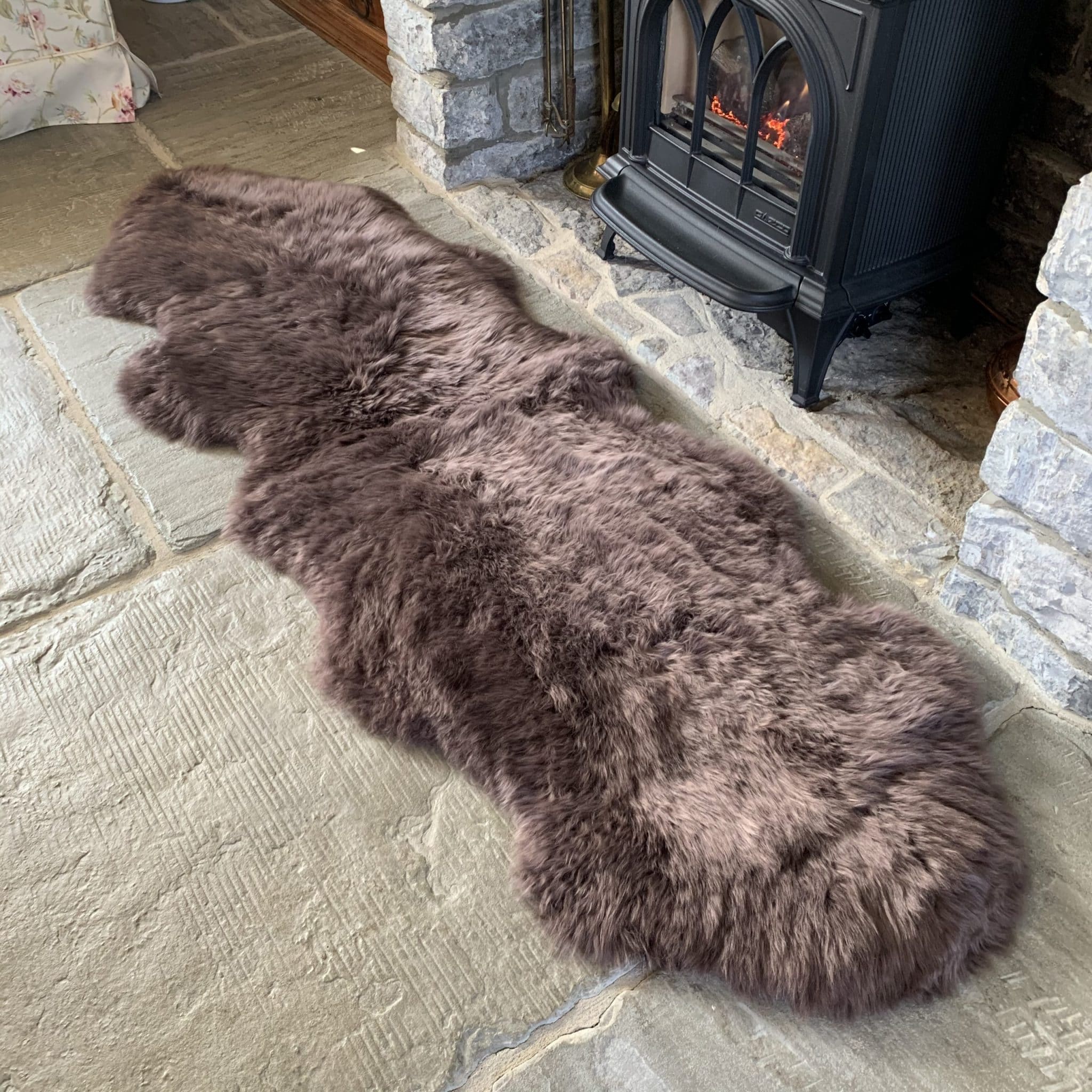 Sheepland Genuine Long Fur Sheepskin Rug Sheepskin.co.uk