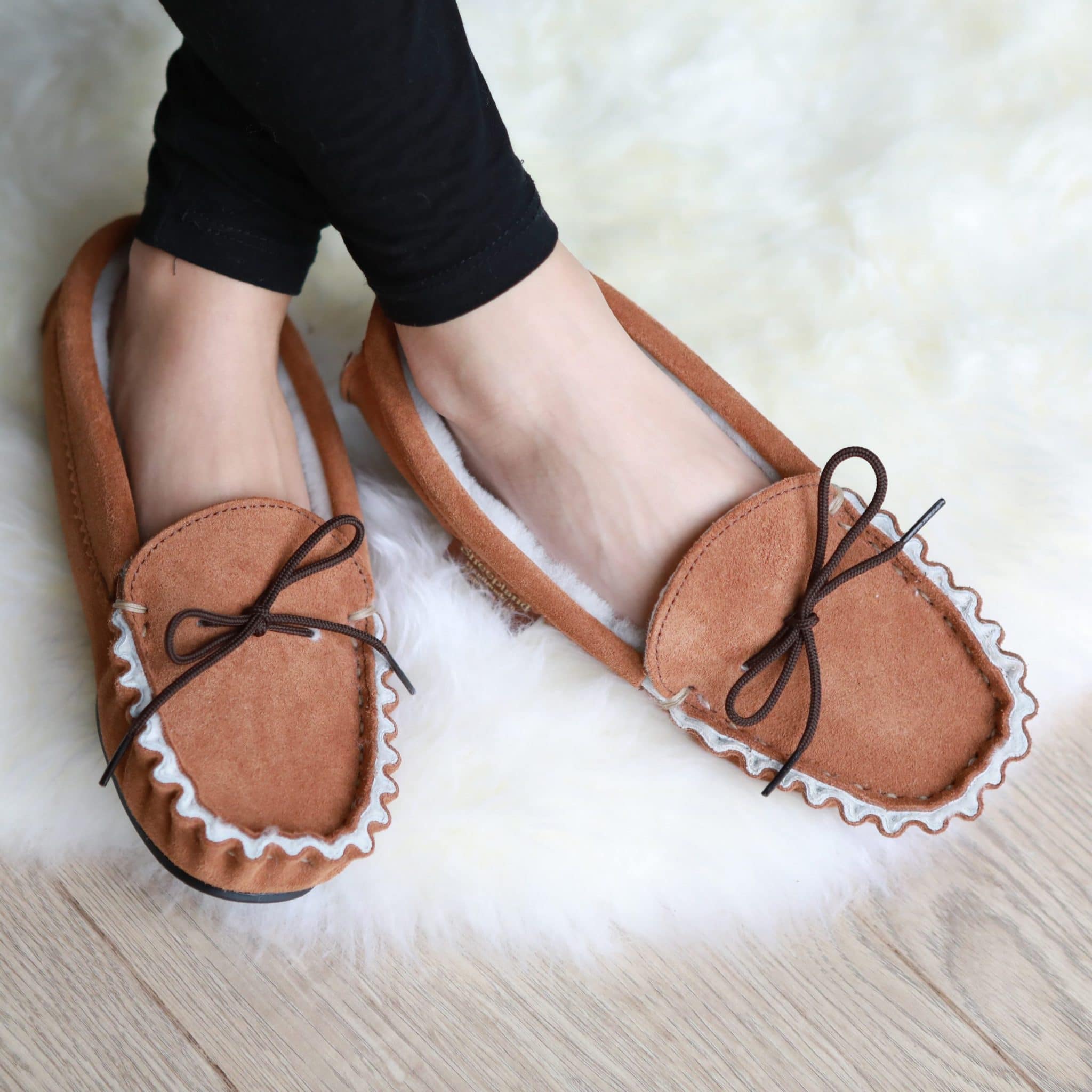 mens sheepskin moccasins uk