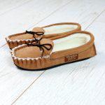 British Handmade Whiskey Luxury Somerset Sheepskin Moccasins