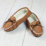 British Handmade Whiskey Luxury Somerset Sheepskin Moccasins