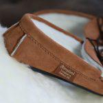 British Handmade Whiskey Luxury Somerset Sheepskin Moccasins