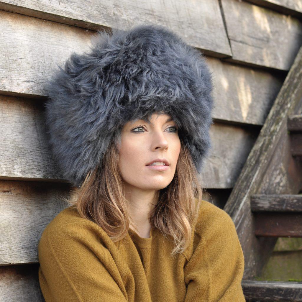 Handmade Ladies Sheepskin Cossack Hat Various Colours Sheepskin