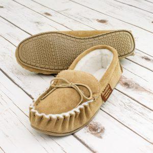 Handmade Sahara Sheepskin Moccasins