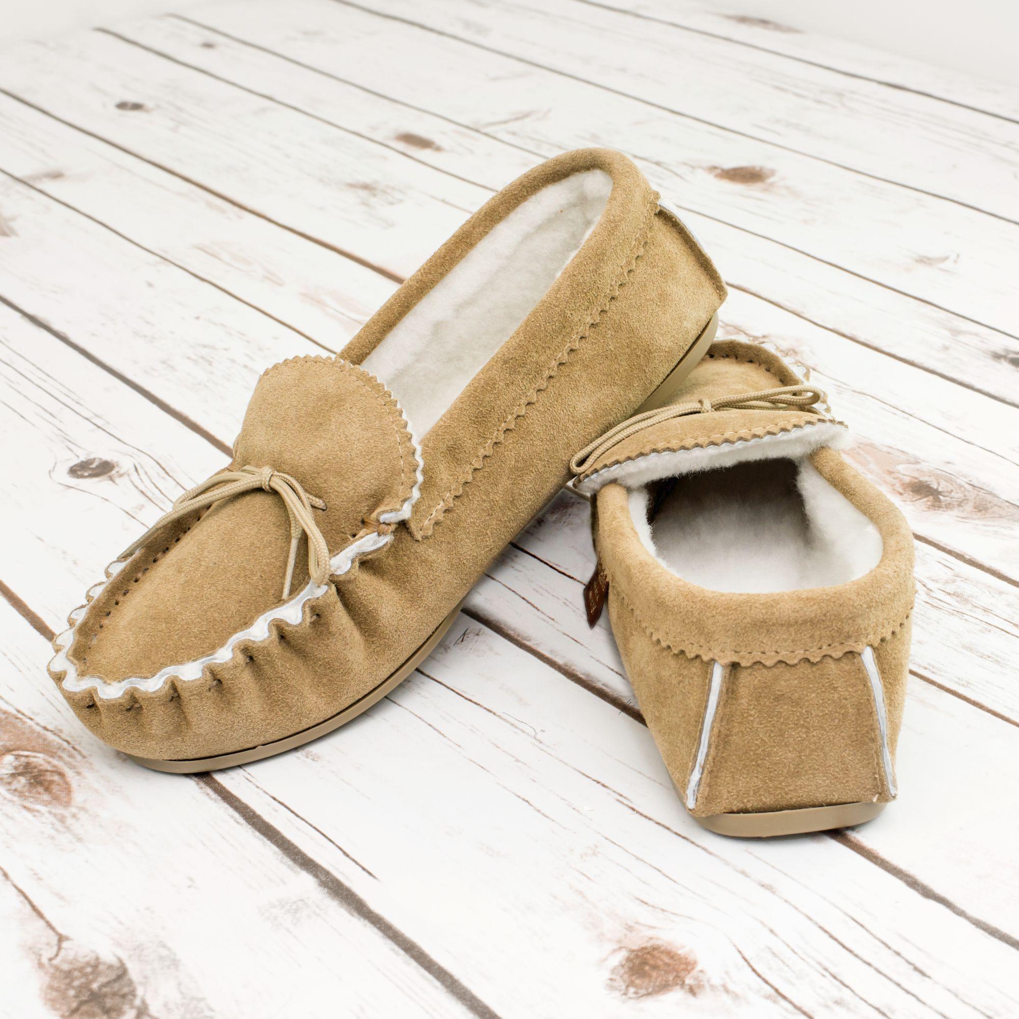 mens sheepskin moccasins uk