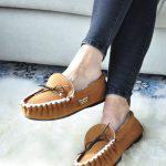 Handmade Sahara Sheepskin Moccasins