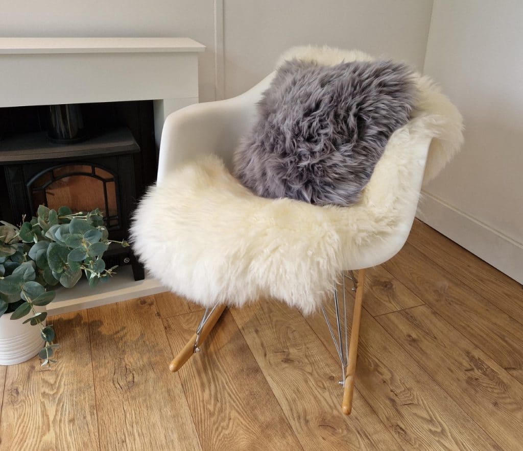 Sheepskin Cushion Cover Sheepskin.co.uk