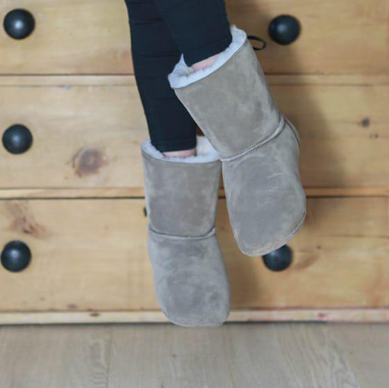 sheepskin indoor boots