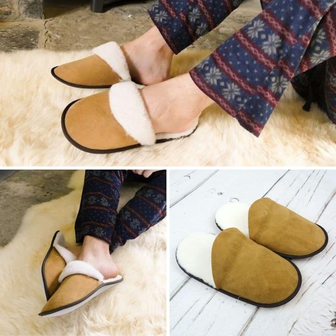 sheepskin scuffs