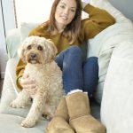 indoor slipper boots, made from pure sheepskin.
