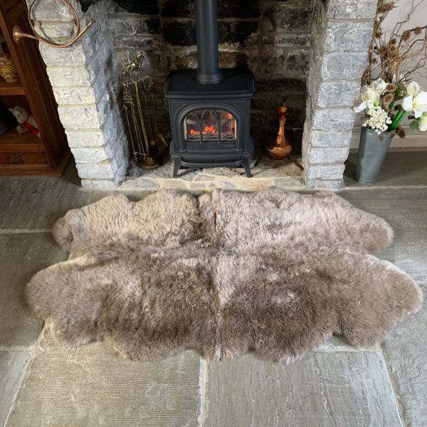 Sheepland Genuine Long Fur Sheepskin Rug Sheepskin.co.uk