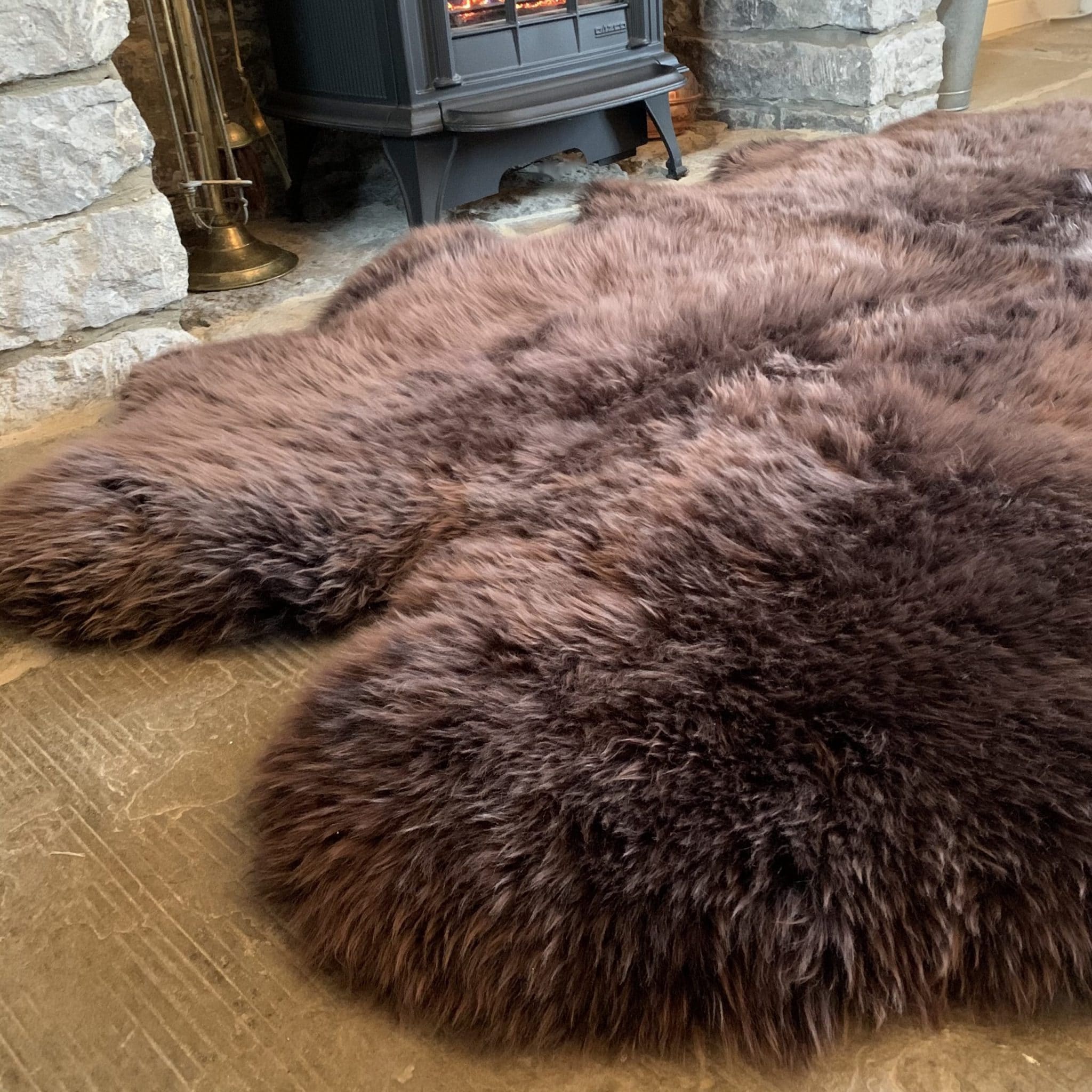 Sheepland Genuine Long Fur Sheepskin Rug Sheepskin.co.uk