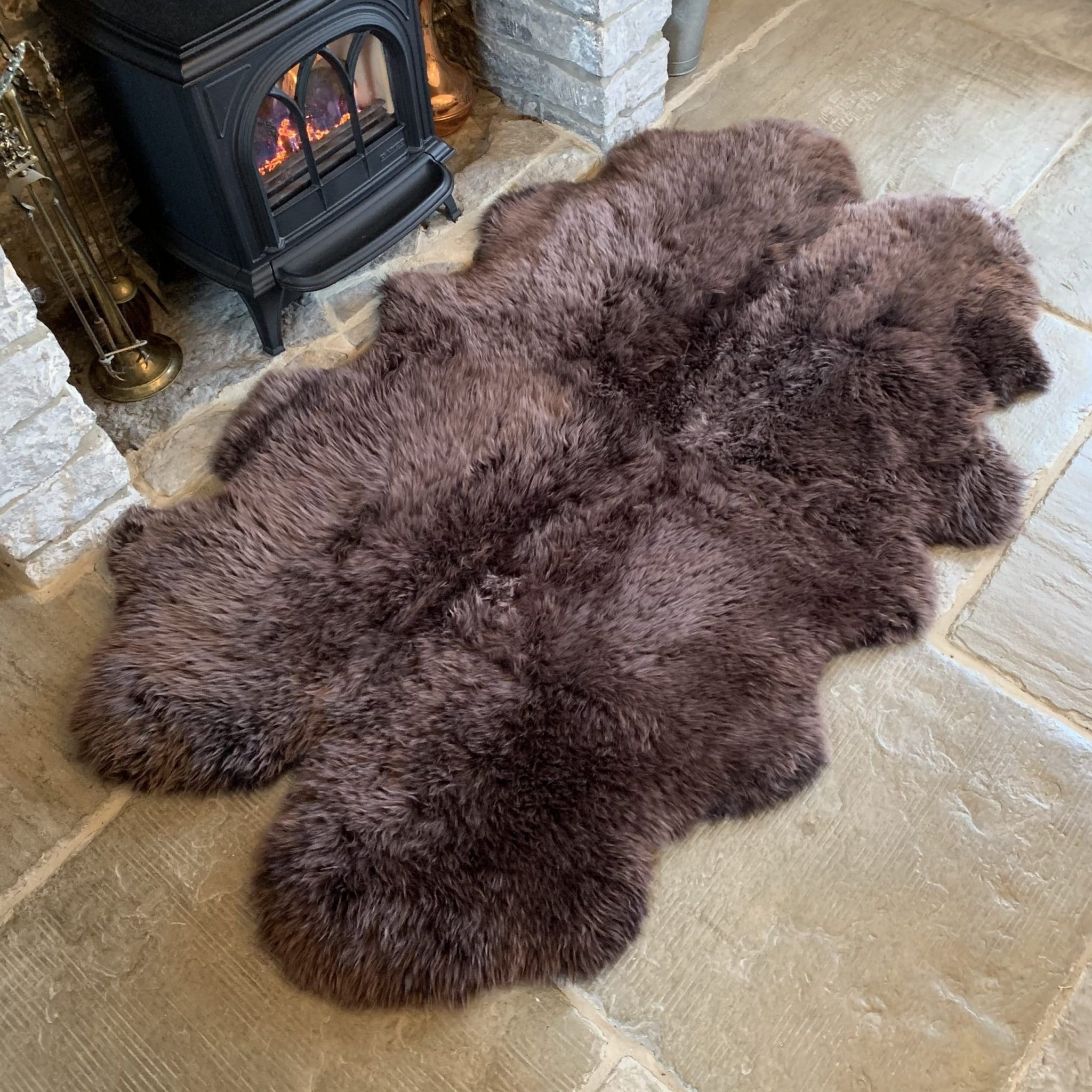 Sheepland Genuine Long Fur Sheepskin Rug Sheepskin.co.uk