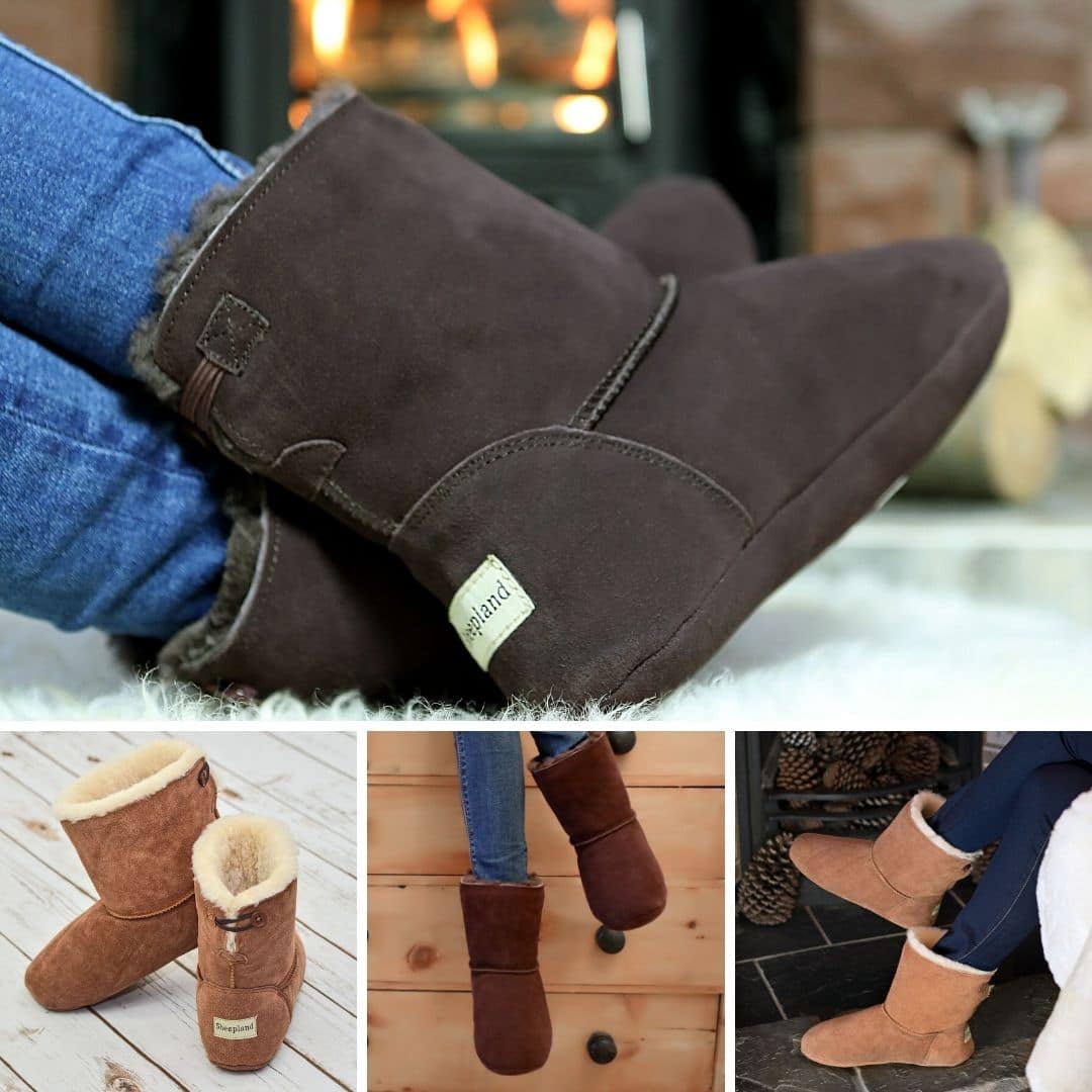 sheepskin indoor boots