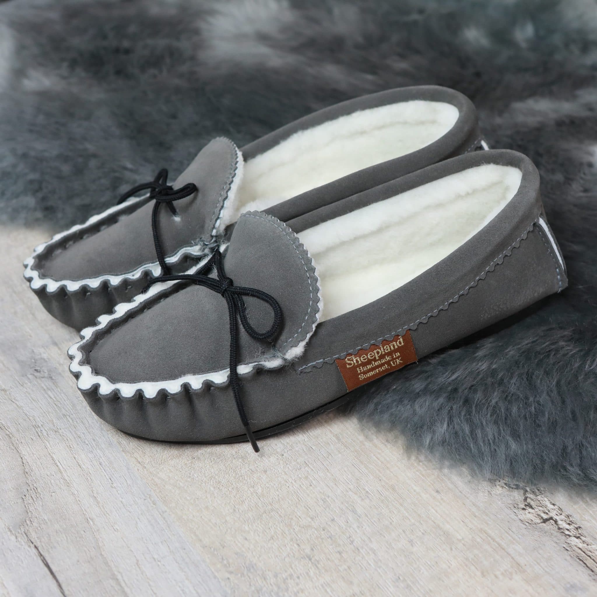 mens sheepskin moccasins uk