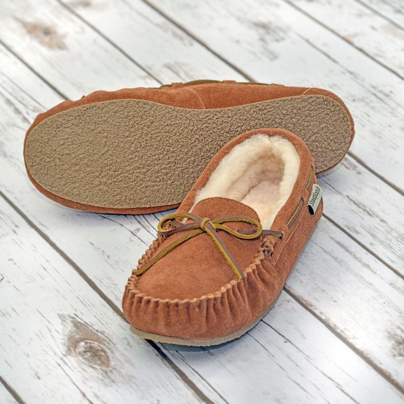 Slip resistant moccasins deals