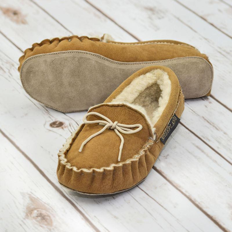 sheepskin moccasins