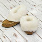 Sheepskin luxury slippers, made in the UK