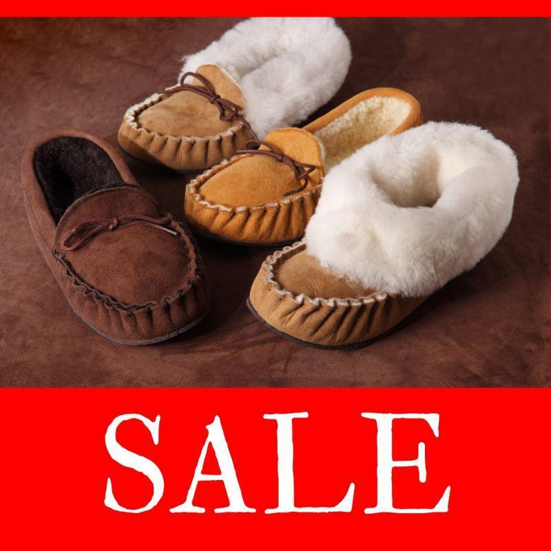 mens extra wide fit moccasin slippers