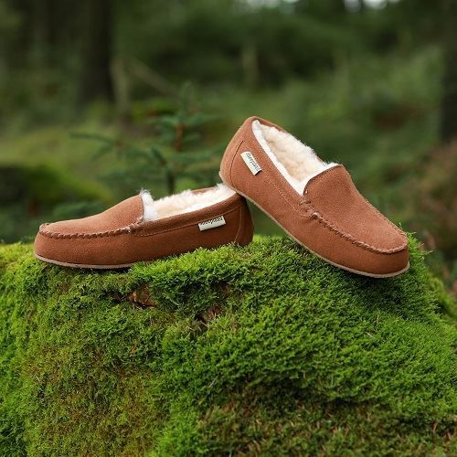 women's narrow slippers sheepskin
