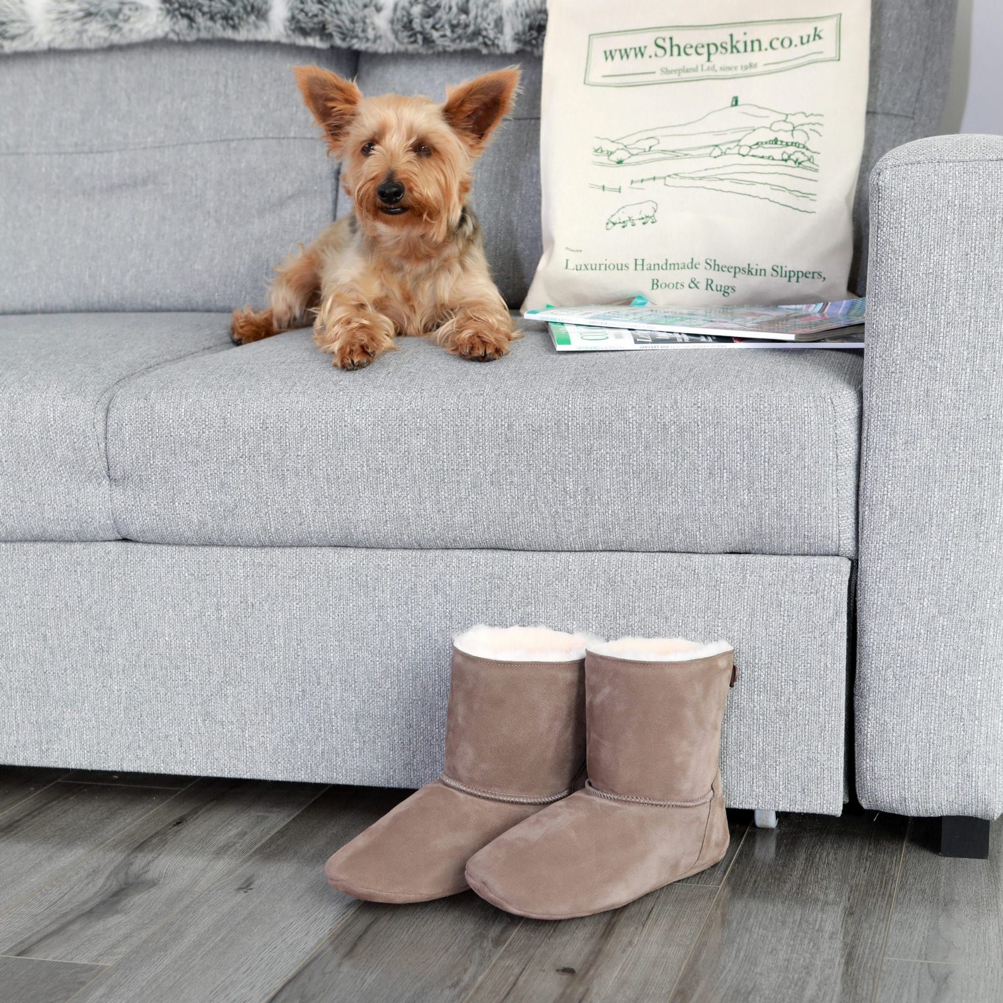 sheepskin indoor boots