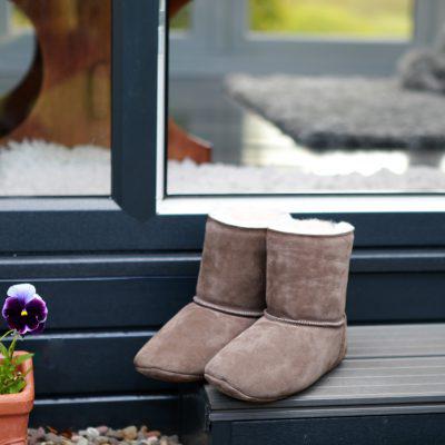 sheepskin indoor boots