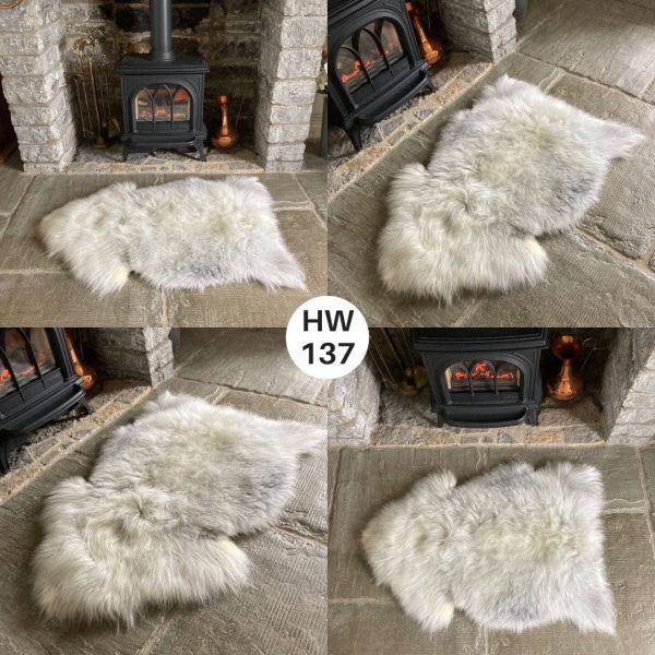100 British Grey Herdwick Sheepskin Rugs Sheepskin.co.uk