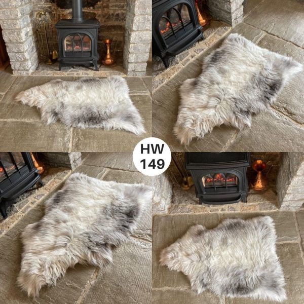 100 British Grey Herdwick Sheepskin Rugs Sheepskin.co.uk