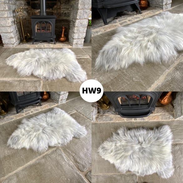 100 British Grey Herdwick Sheepskin Rugs Sheepskin.co.uk