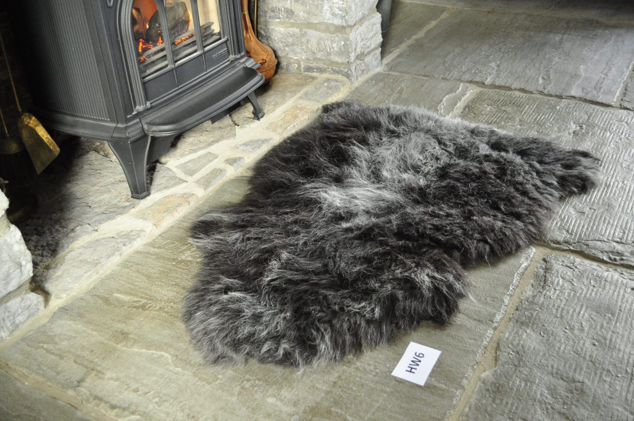 100 British Grey Herdwick Sheepskin Rugs Sheepskin.co.uk