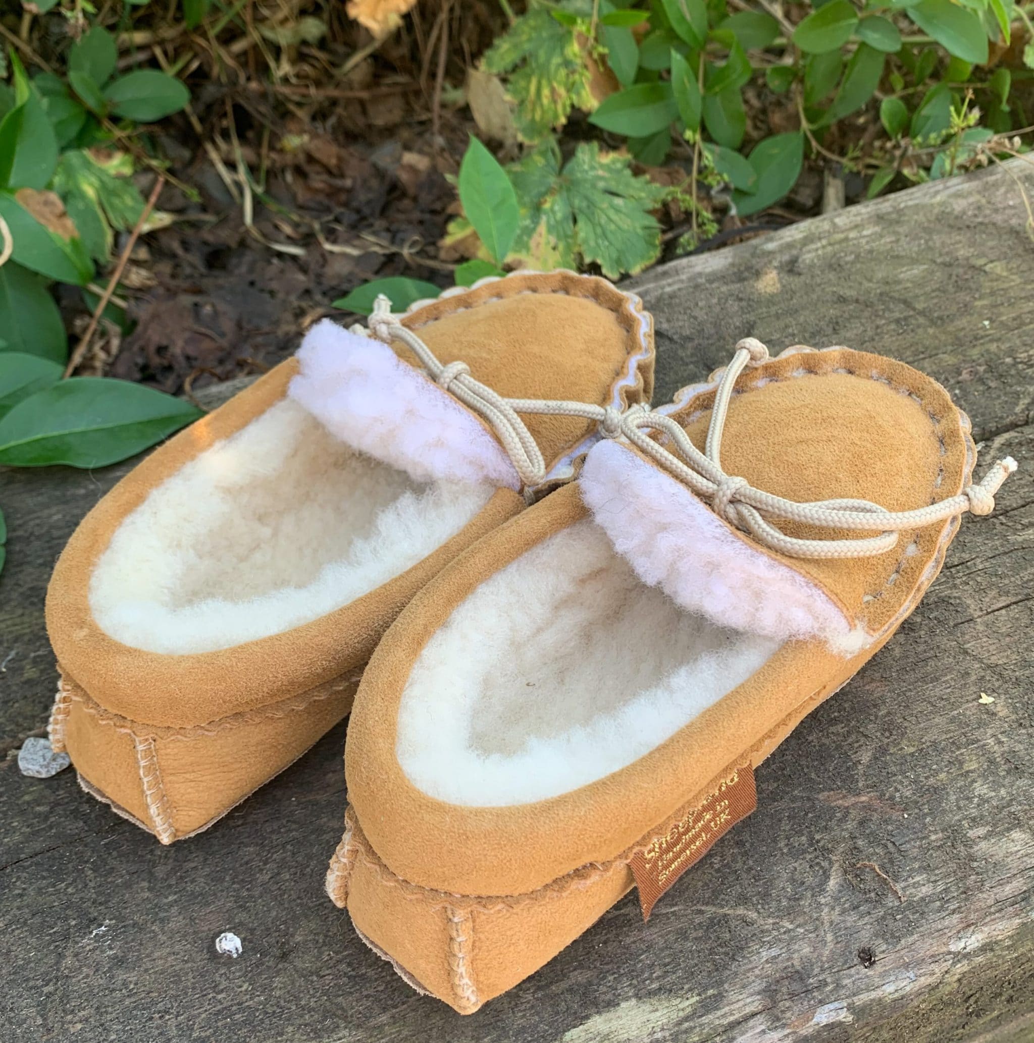 sheepskin childrens slippers