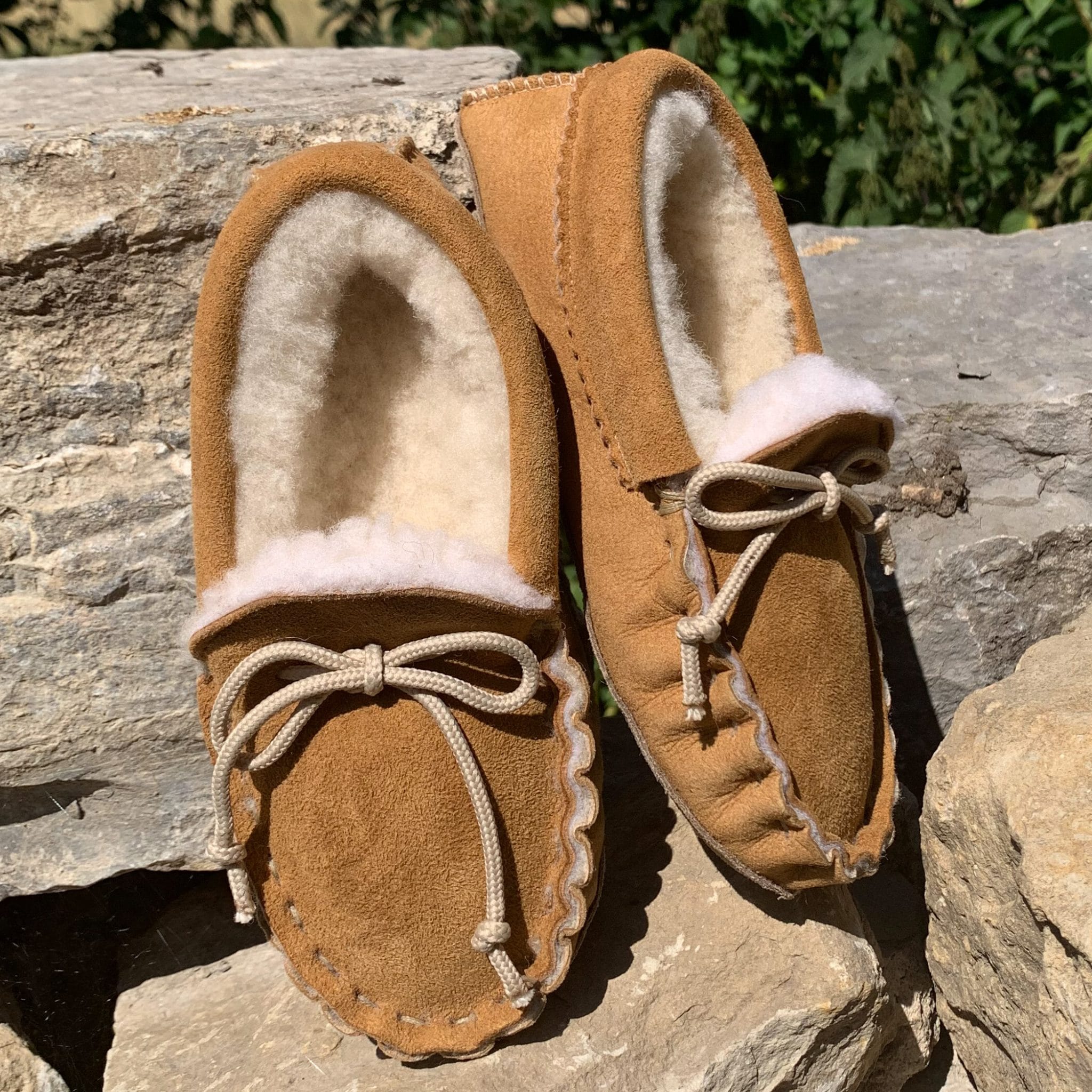 sheepskin childrens slippers