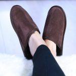 New Style – Unisex Sheepskin Chocolate Mules