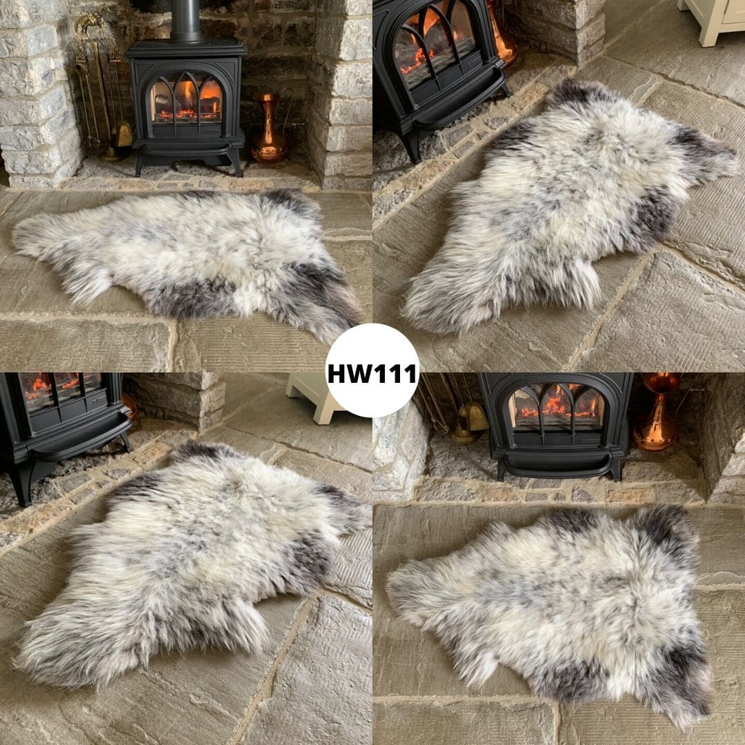 100 British Grey Herdwick Sheepskin Rugs Sheepskin.co.uk