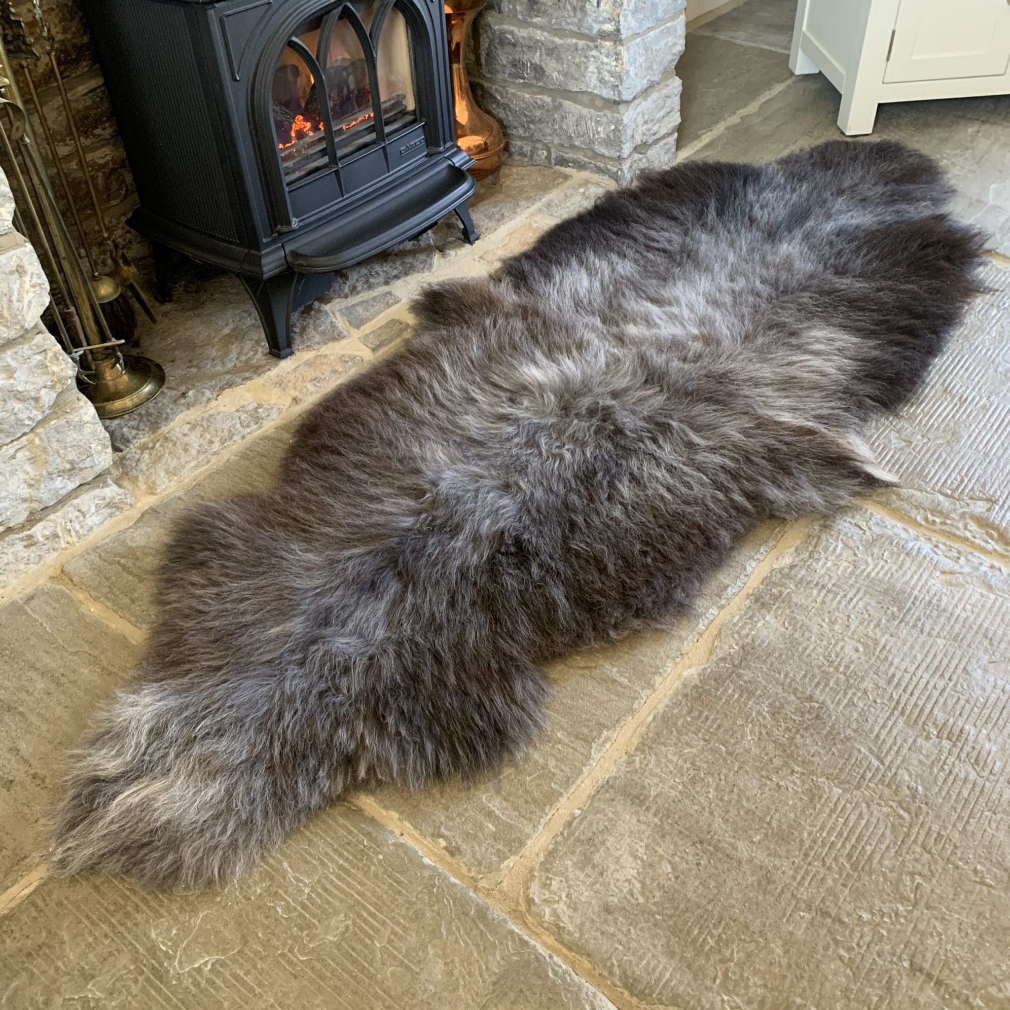 British Organic Double Sheepskin Rug Sheepskin.co.uk British