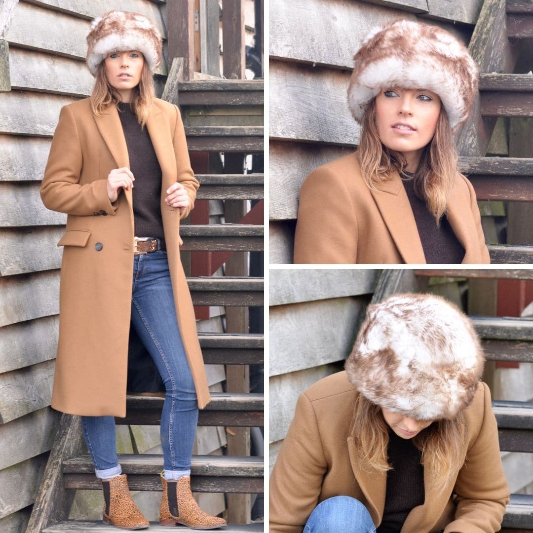Handmade Ladies Sheepskin Hat the \
