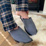 Luxury Sheepskin Mules for Men
