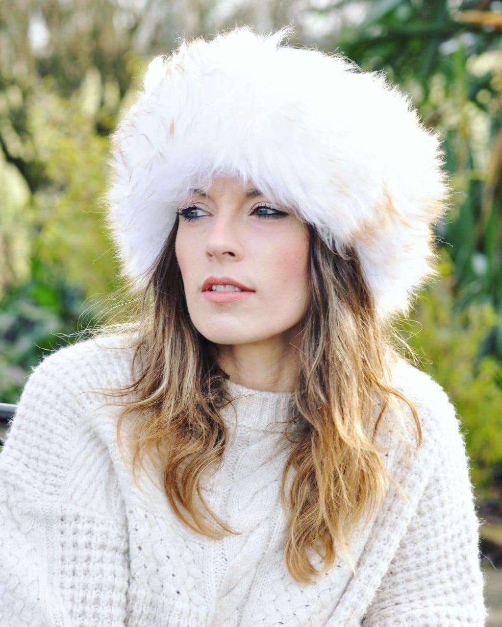 Limited Edition Handmade British Ladies Sheepskin Wolf Tipped