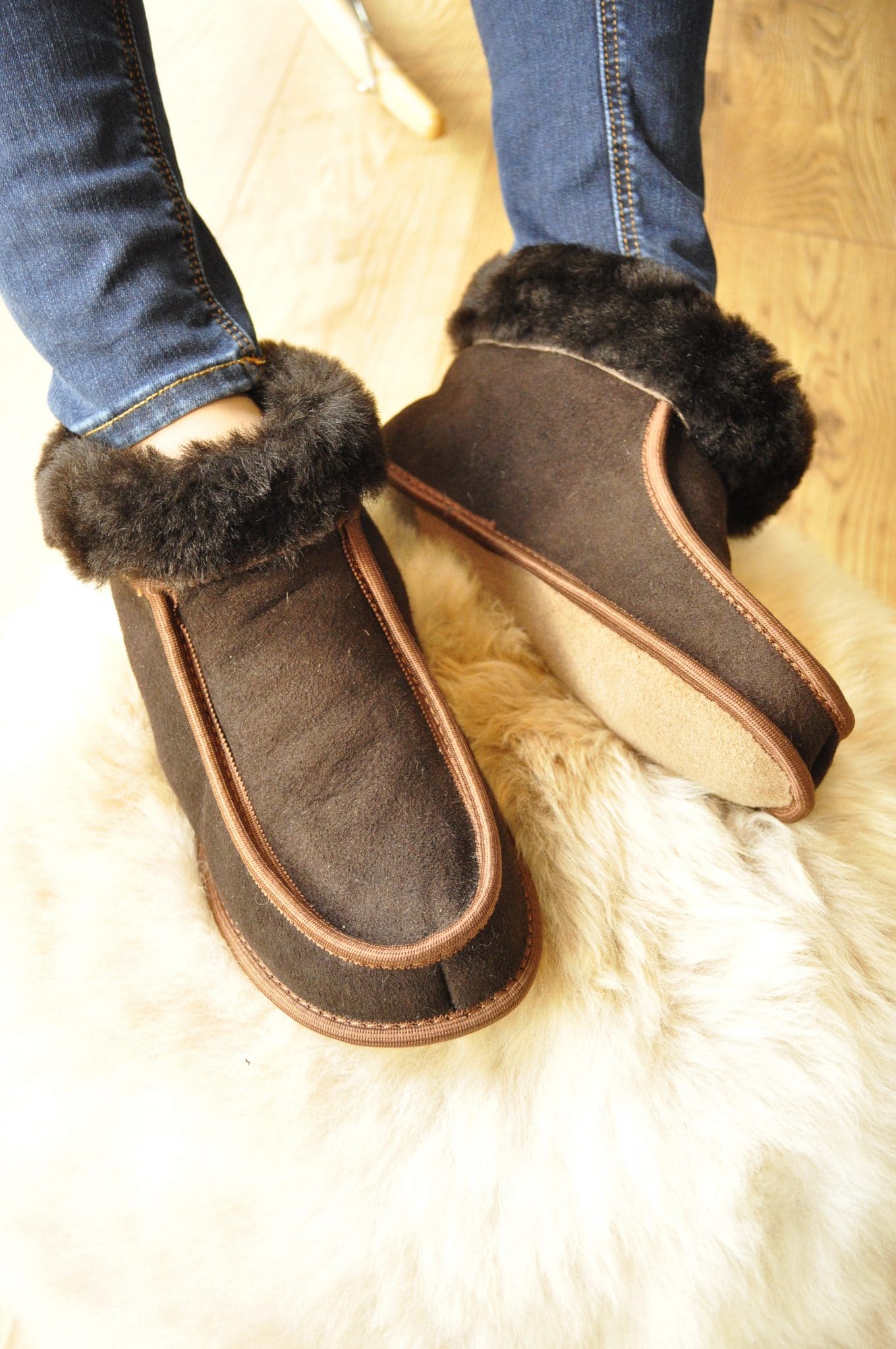 sheepskin mules