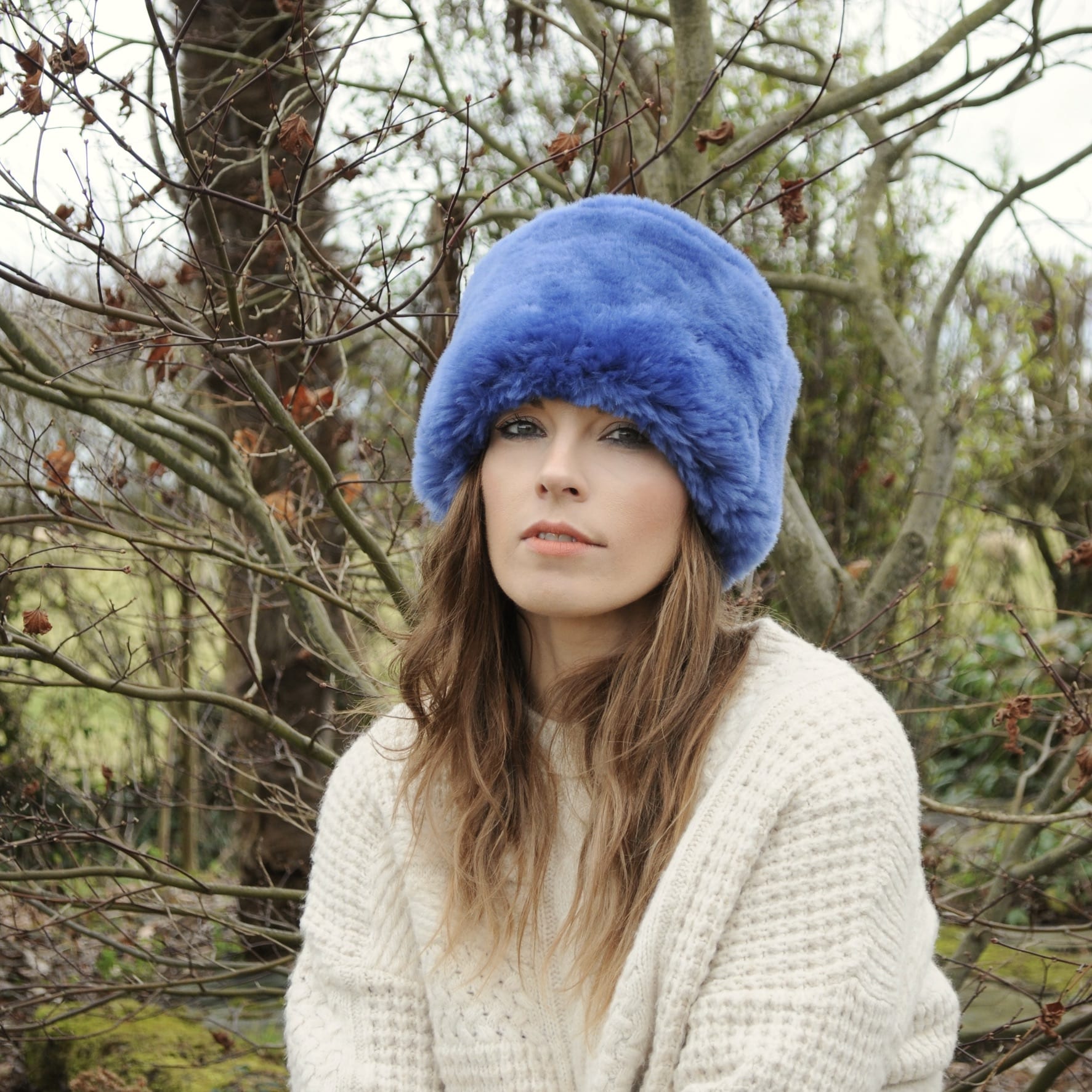 Shearling hat shop