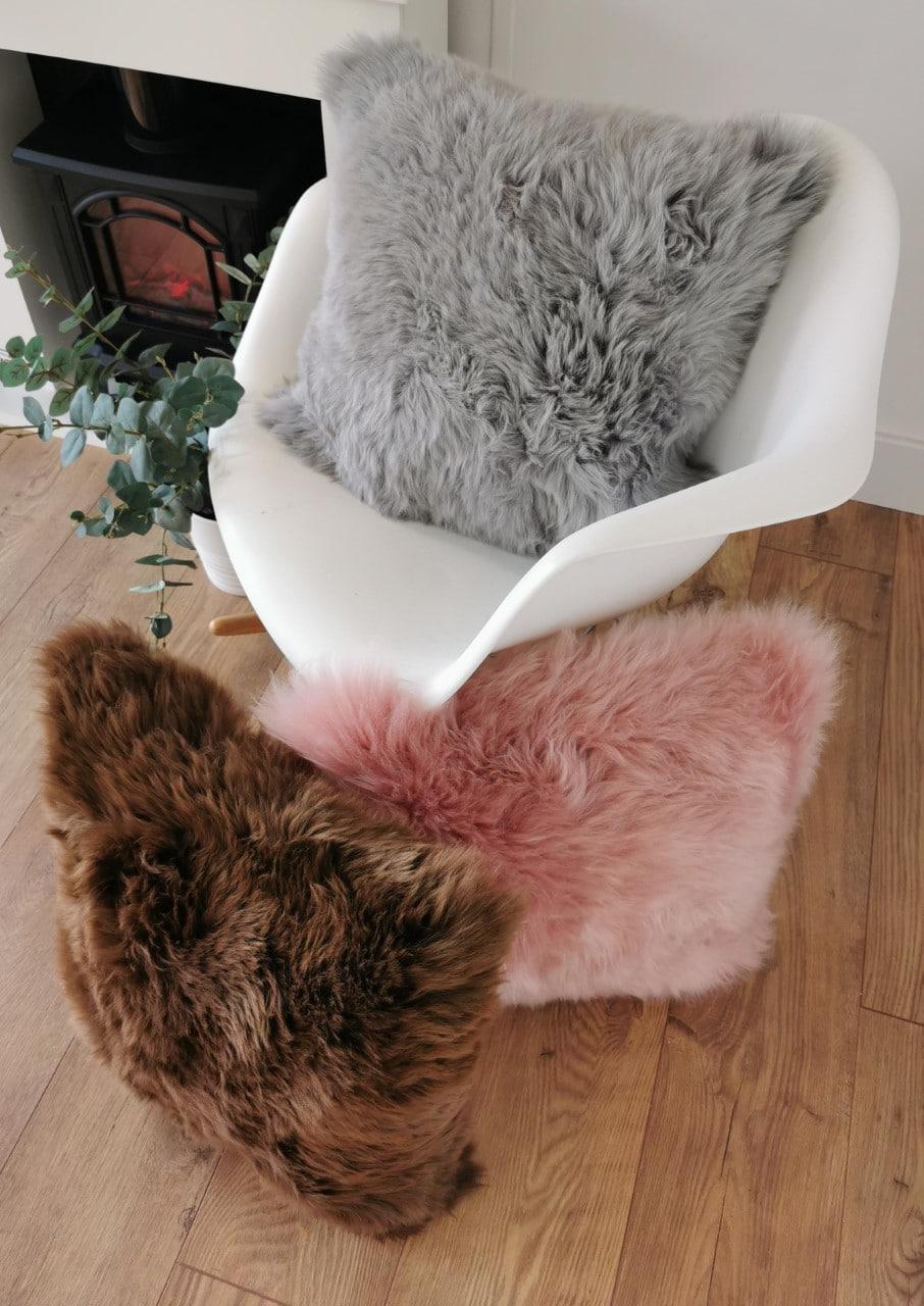 Sheepskin Cushion Cover Sheepskin.co.uk