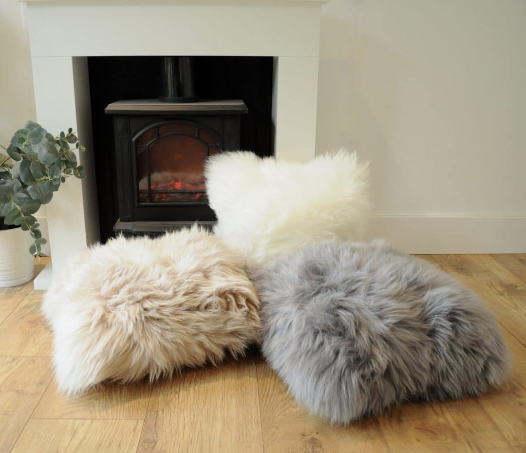 Sheepskin Cushion Cover Sheepskin.co.uk